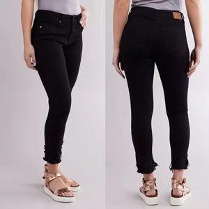 BKE Black Gabby Curvy Fit High Rise Ankle Skinny Jeans Size 31